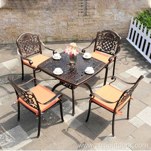 Outdoor Chair Aluminum Casting Outdoor Garden Furniture